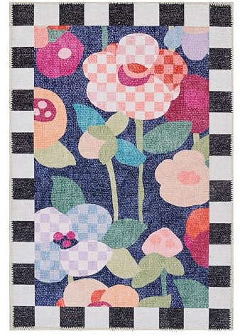 MACKENZIE-CHILDS Posie Field 2' x 3' Washable Rug