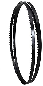 Lame per seghe a nastro, 1 lama for sega a nastro da 1511 mm, 59-1/2 x 1/4 x 0,35 mm, 6 TPI, for sega a nastro for legno Ry0bi BS900, nera e DN300, DN330, Delt a