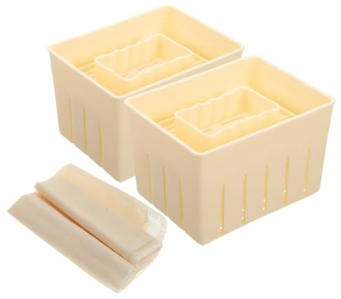 SMASOLO DIY Tofu Press Mold for Homemade Bean Curd Lightweight Kitchen Tofu Mould with Smooth Surface Clean Food-Grade Material