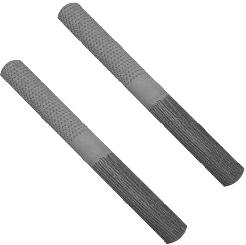 Lima precisa per intaglio del legno e strumento per modellare il metallo, design 4 in 1, in acciaio al carbonio ad alta durata, con combinazione di dimensioni portatili, lima in metallo e legno
