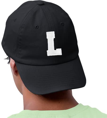 morefaz Unisex pojkar flickor mössa baseballkeps hatt barn keps alfabet A-Z TM, L, En Storlek