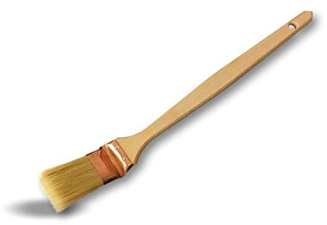 Pinceau radiateur hyper pro 45 mm |Lot de 3 | Virole cuivre plein non agrafée | Garnissage soie série épaisse | Densité des poils supérieure | Kibros 340PCU_45x3