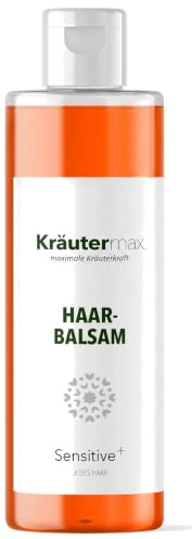 Kräutermax Haarbalsam Naturkosmetik Sensitive ohne Silikon Spülung Conditioner Intensivpflege für mehr Glanz und Kämmbarkeit, für jedes Haar geeignet 1 x 250 ml