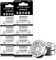 LR1130 Batteria a Bottone Pile AG10 1.5V Alcalina 16 Pezzi / LR54 / 390 / 389A【3 Anni di Garanzia 】 (1130-16)