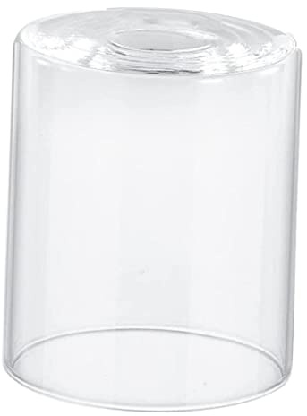 Baoblaze Lampenschirm Glas Ersatz Zylinder, Glas Lampenschirm Ersatzglas, Kugel Glaszylinder Glas Ersatzlampenschirme, Glass Lamp Shade Hanging Light Cover Decor, 10 cm x 15 cm