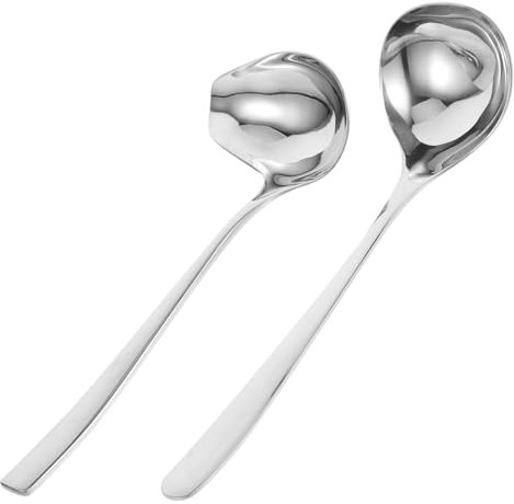 FUNOMOCYA Louche à Sauce Acier Inoxydable Avec Bec Verseur Long Manche Cuillère à Sauce Polyvalente Pour Cuisine Maison Et Restaurant Ustensile De Service Pratique Steak Et Gravy