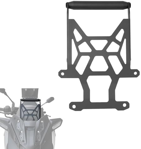 TOTHERIDER - Soporte de Placa de navegación GPS de 22 mm para Yamaha Xmax 300/125/250 XMAX300 XMAX125 XMAX250 Accesorios 2023-2024 Soporte de Barra de teléfono Celular (Negro)