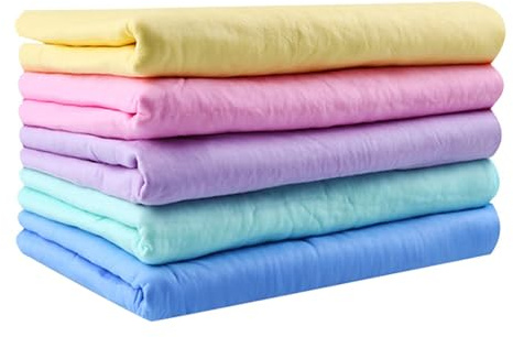 HOMOCONO Pet Shower Towel 5Pcs Pva Ultra Absorbent Drying Cloth | Small Dogs and Pets, Reusable Bath Cloth, Strong Pulling Resistance, Pack
