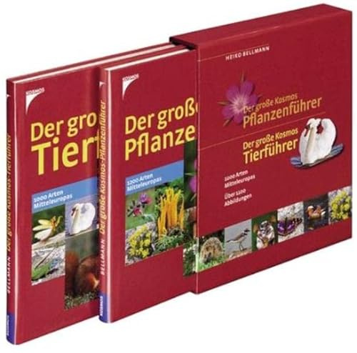 Der große Kosmos Tierführer / Der große Kosmos Pflanzenführer - Doppelausgabe im Schuber: 1200 Arten Mitteleuropas; 1000 Arten Mitteleuropas
