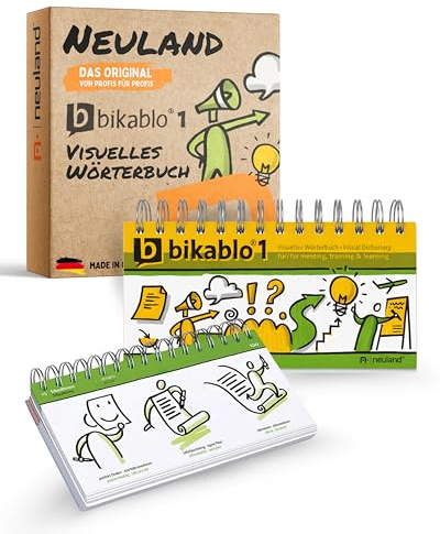 Neuland Visuelles Wörterbuch – bikablo® 1 Classic I Zeichnen lernen für Flipchart & Moderation I Über 200 Bildsymbole für Sketchnotes I Trainer Wörterbuch für Präsentationen, Coaching & Kommunikation
