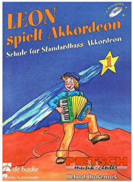 Leon Spielt Akkordeon 1: Schule fur Standardbass-Akkordeon (ACCORDEON)