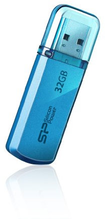 Silicon Power Helios 101 Unidad Flash USB 32 GB USB Tipo A 2.0 Azul - Memoria USB (32 GB, USB Tipo A, 2.0, Tapa, 10 g, Azul)