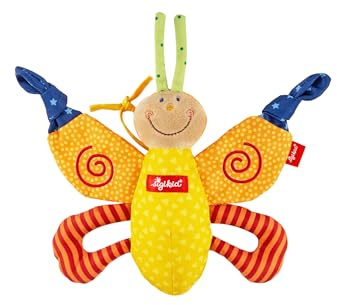 sigikid, Mädchen und Jungen, Greifling und Rassel Schmetterling, Bunt, 49289