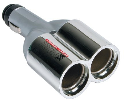Pilot LA_39080 Adaptateur Double Allume-Cigare, 12 V, 1 fiche vers 2 Prises