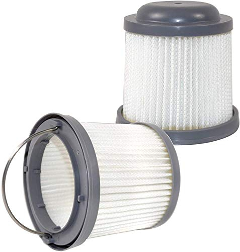 HQRP 2-Pack Washable Filter compatible with Black & Decker BDH2000PL, BDH1600PL, BDH2020FLFH, BDH1620FLFH, BDH2020FL Flex Lithium Pivot Vac Vacuums