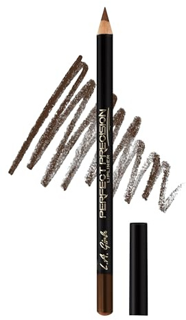 L.A. Girl PERFECT PRECISION LIPLINER, Chocolate GP725 - Rich Colour Lip Pencil for Defining, Lining and Shaping Lips - Smooth, Long-Lasting, Easy to Apply