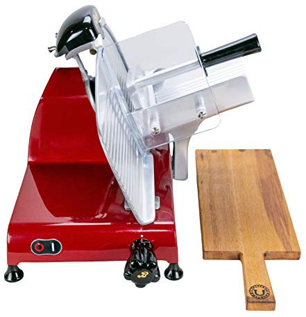 Palatina Werkstatt ® Bundle Berkel Red Line 250 trancheuse/trancheuse professionnelle | Rouge | avec broyeur intégré | plateau de service en lattes de baril inclus: 1119,-