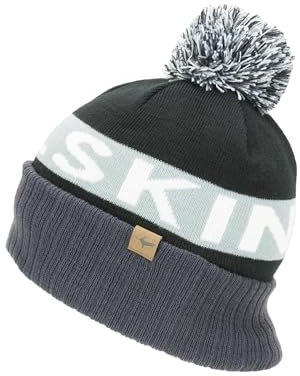 SEALSKINZ Unisex Isolierte und Wasserabweisende Kaltes Wetter Pudelmütze