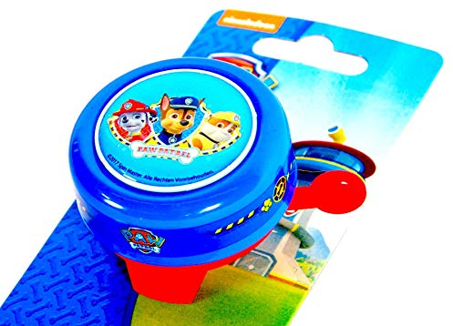 Paw Patrol Fahrradklingel Kinder | kleine Geschenke für Jungen | Coole Sachen | Outdoor Spielzeug | Fahrrad Zubehör | Klingel | Glocke | Chase, Marshall, Rubble