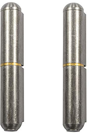 ALPENSTAHL Türscharnier zum anschweißen Anschweißbänder 2-teilig mit ausziehbaren Stift | Tor-Scharnier Höhe: 180 mm | MADE IN GERMANY | Anschweißscharnier Stahl | 2 Stück - Torangel Tragkraft 240 kg