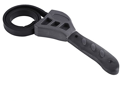 Estink 500mm Riemenschlüssel, Strap Wrench Schraubenschlüssel Jar Deckel anziehen lösen Sanitär Werkzeug, Universal Ölfilterschlüssel