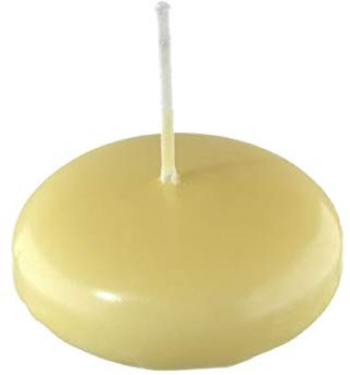Kopschitz Schwimmkerzen Gelb Grapefruit 32 x Ø 80 mm, 8 Stück