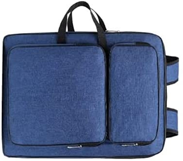 Carpeta de arte tamaño A3, impermeable, de lona, para almacenamiento de obras de arte, portátil, para dibujo, mochila de artista, bolsa de transporte, blocs de dibujo, organizador de artistas para
