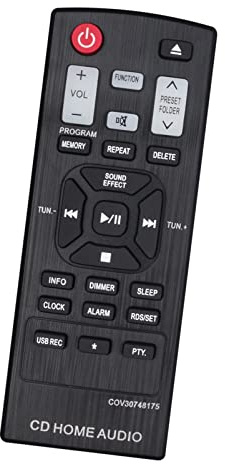 VINABTY COV30748175 Remplacement de la télécommande Compatible avec LG | Micro Hi-FI Audio System CM2460 CM2460DAB CMS2460F CM2440 XA14 XA14-D0U