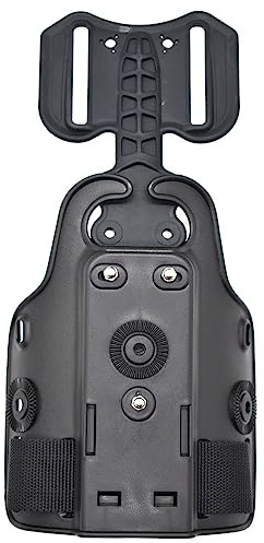 ACEXIER Taktische Drop-Leg-Pistole Holster Plattform-Adapter Universal-Oberschenkel-Pistolenkoffer Paddeljagdausrüstung (Black)