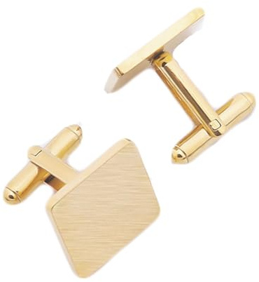 Homxi Hemden Manschettenknöpfe Herren,Manschettenknopf Edelstahl Matt Quadrat Hemd Manschettenknöpfe Herren Rosegold