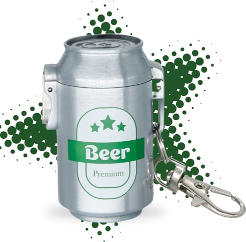 Winkee - Taschen Aschenbecher I Lustiger Outdoor - Aschenbecher I Geruchsdicht I Reise Aschenbecher I Camping Aschenbecher I Aschenbecher für unterwegs I Aschenbecher to go (Bier)