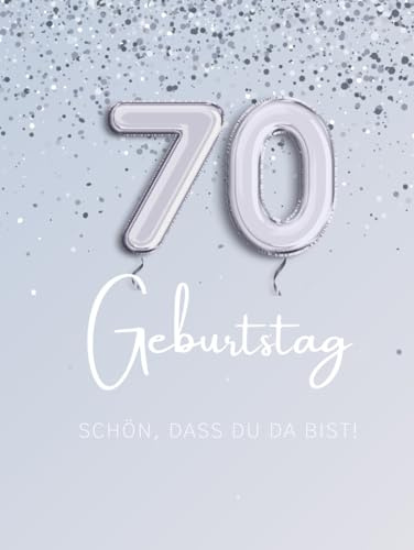 Gästebuch 70. Geburtstag zum Ausfüllen & Ankreuzen | Hardcover Gästebuch Geburtstag 70 Frau Gästebuch Mann lustig | Kreatives Geburtstag Gästebuch mit ... zum Ausfüllen | Originelle Geschenkidee