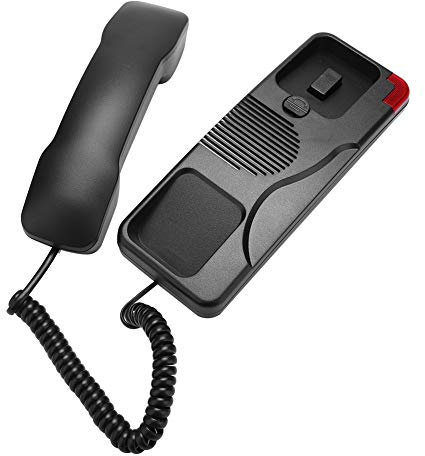 Gsycle Téléphones Fixes pour la Maison, Téléphone Filaire avec Répondeur, Téléphones Fixes Rétro, Montage Mural pour Hôtel