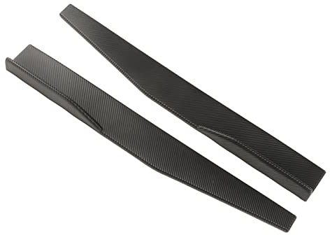 2PCs Seitenschweller-Winglet-Karbonfaser-Stil, Universal-Auto-Seitenlippen-Winglets, Verlängerungsspoiler, Autos, Universeller Auto-Seitenrock-Winglet-Spoiler, Winglets-Diffusor,