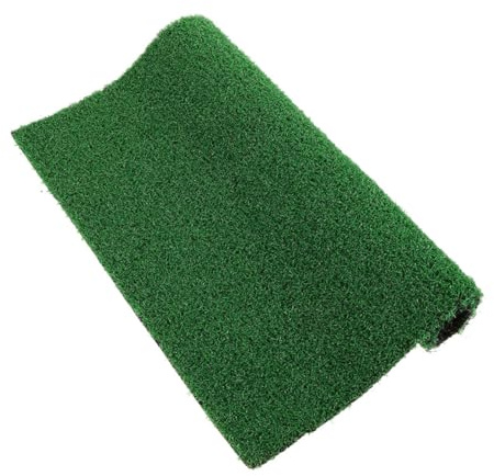 OFFSCH Artificial Grass Turtle Drying Platform Mat Fake Turf Patch with Ramp for Indoor Outdoor Aquarium Floating Island Reptile Habitat Accessories
