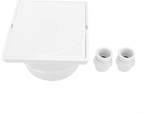 Underwater Light Junction Box Waterproof Outdoor Electrical Enclosure for Swimming Pool Garden Landscape Lighting Connections White 10x10cm Plastic Housing