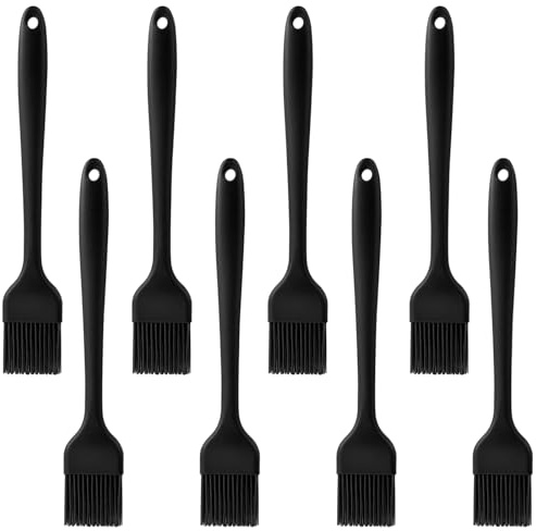 8 Stück 21cm Backpinsel,Silikonpinsel,Backpinsel Silikon,Pinsel Küche,Spülmaschinenfest Und Langlebig,Silikon Pinsel,Grillpinsel,Pinsel Backen,Spülmaschinengeeignet,für Backen,Kochen,Grillen