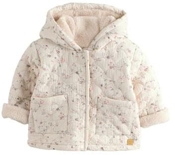 NEXT Abrigo de bebé niña en estilo jersey de punto, 80-86