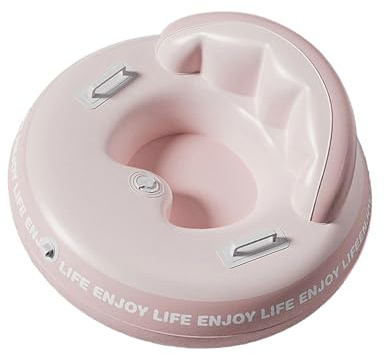 Inflatable Snow Sleds with High Backrest and Antislip Base for Skiing and Winter Outdoor Activity