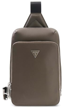 GUESS Sling Bag Milano Crossover Brown Shitake taupe