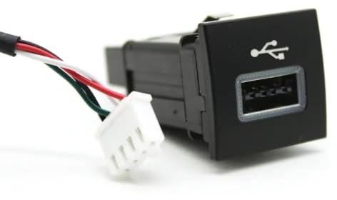 Interruttore Auto USB AUX Centro Porta USB Per Auto Compatibile Con Per Golf 6 Per Jetta Per MK5 Adattatore Di Ingresso Per Auto Audio U-disk Flash Socket Cavo Di Interfaccia