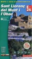 Sant Llorenc del Munt i l'Obac Wanderkarte 1 : 25 000