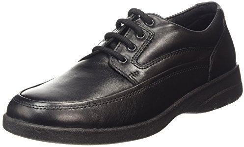 Padders Fire Smart Shoes for Men | Premium Leather Lace Up Casual Shoes | Men's Work Shoes with Comfortable Round Toe | Perfect for Formal Events and Office Wear