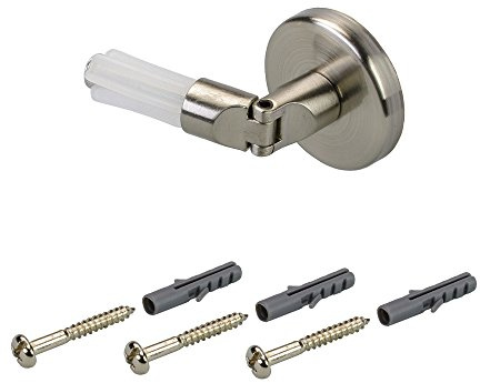 Träger für Dachschräge | edelstahloptik | für Gardinenstangen 12 mm 1 Stk.