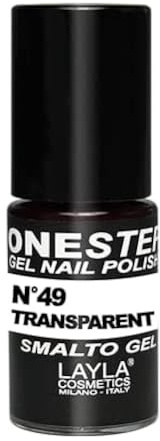 Layla Cosmetics One Step Gel Nagellack, transparent, 1er pack (1 x 0.005 L)