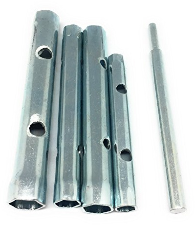 Rohrsteckschüssel 5-tlg. Steckschlüssel Satz 8-15 mm Rohrschlüssel Sechskant