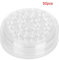 Faux Cils Porte, Support de colle pour cils 50pcs support de colle pour cils jetable Transparent Cils Extension de Cils Colle Stand Pad pour Extension de Cils Support de Colle de Faux Cils