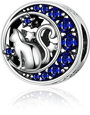 Breloque en argent sterling 925 en forme de chat camel koala en forme de souris et papillon pour bracelet Pandora, A