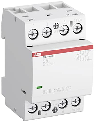 ABB ESB40-22N-06 ESB Leistungsschütz / 230 V-AC/DC Spule, 2 -polig 2 Schließer + 2 Öffner / 40 A, Sicherheit