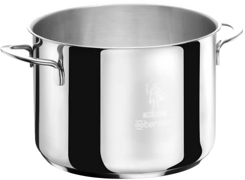 Aeternum La Divina, Pentola, Acciaio Inox, Adatto anche all'induzione, diametro 24 cm, La Divina